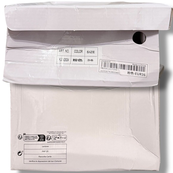 NIB Womens Chunky Sneakers Pink Mesh Lace Up Platform Fashion Athletic Sz  6 - Picture 4 of 16